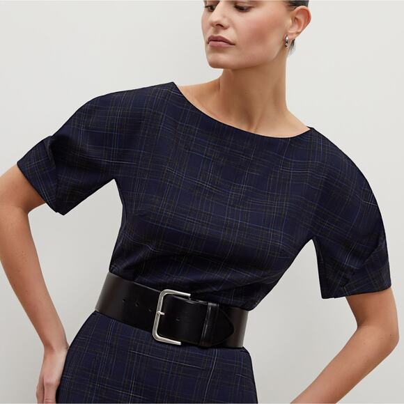 M.M. Lafleur The Eudora Top Plaid size 16 - Picture 2 of 7